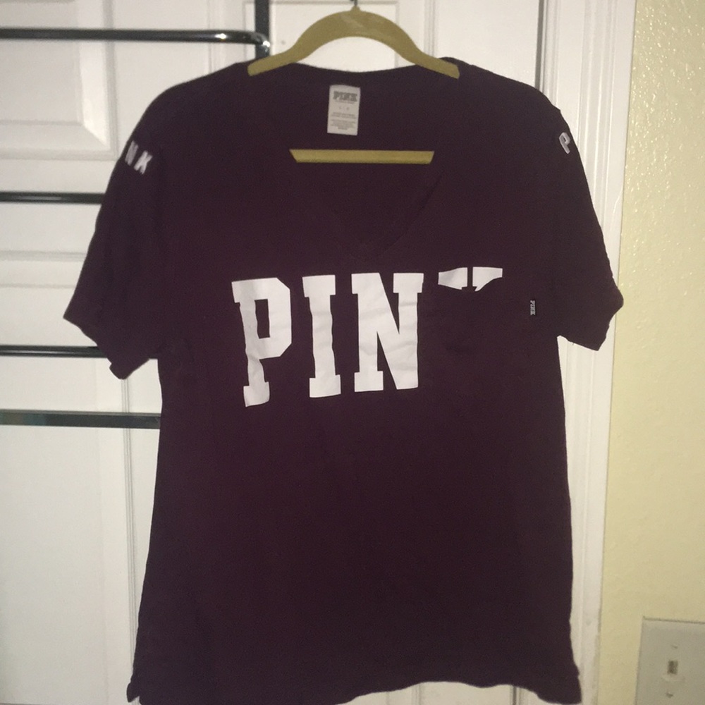 Maroon top